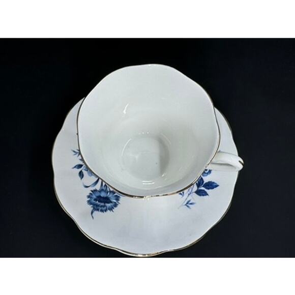 Elizabethan fine bone china, Taylor and Kent, England, Blue and white floral - Picture 2 of 14